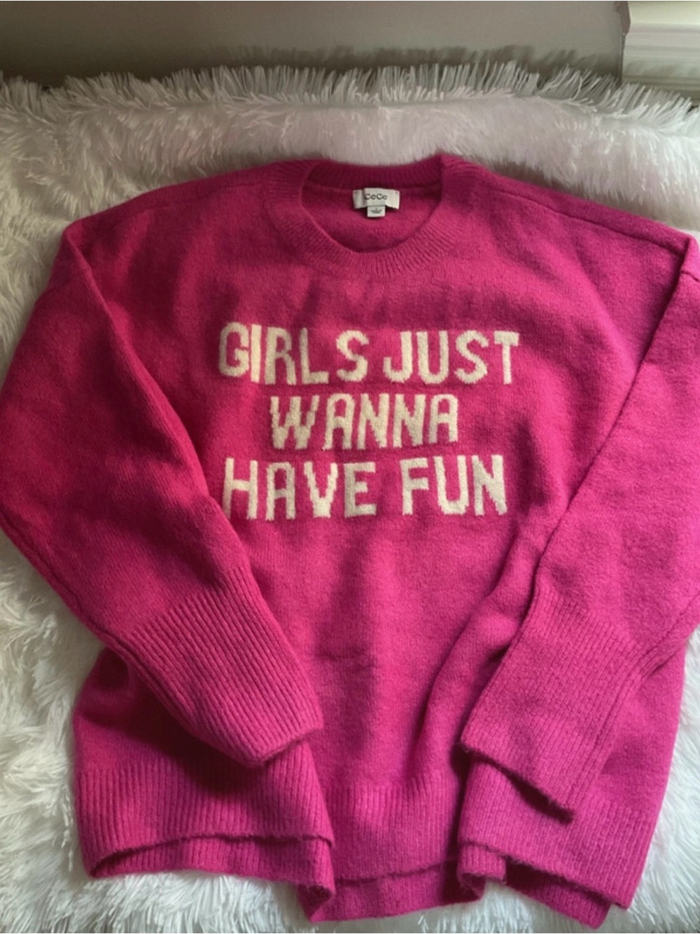 CeCe Crewneck Sweater-Girls Just Wanna Have Fun